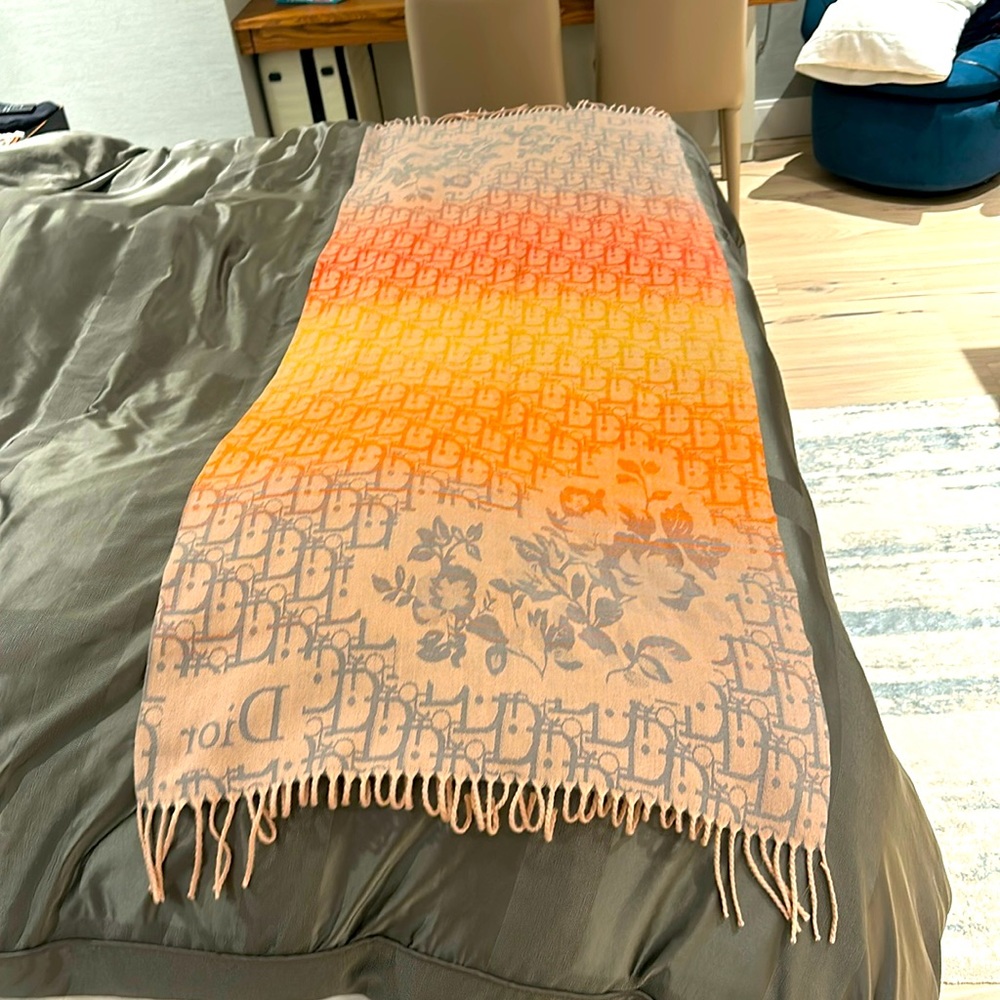 Dior XL wool scarf (no label)